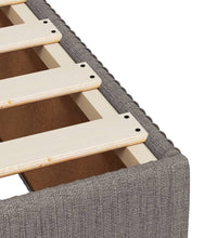Boxspringbett mit Matratze Taupe 120x190 cm Stoff