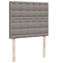 Boxspringbett mit Matratze Taupe 120x190 cm Stoff