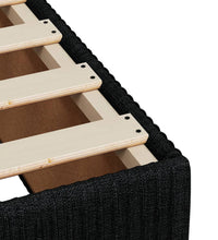 Boxspringbett mit Matratze Schwarz 140x200 cm Stoff