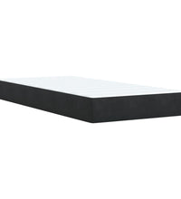 Boxspringbett mit Matratze Schwarz 90x190 cm Samt