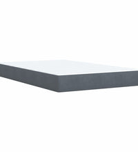 Boxspringbett mit Matratze Dunkelgrau 120x190 cm Samt