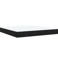 Boxspringbett mit Matratze Schwarz 180x200 cm Samt