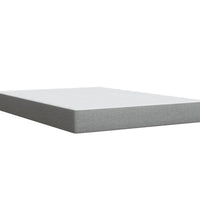 Boxspringbett mit Matratze Hellgrau 140x200 cm Stoff