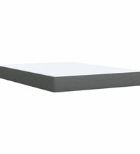 Boxspringbett mit Matratze Dunkelgrau 140x200 cm Stoff