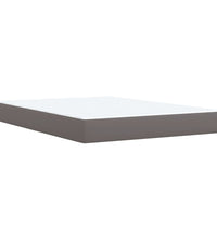 Boxspringbett mit Matratze Grau 140x200 cm Kunstleder