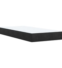 Boxspringbett mit Matratze Schwarz 90x190 cm Samt