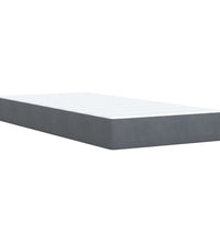 Boxspringbett mit Matratze Dunkelgrau 90x200 cm Samt