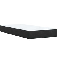 Boxspringbett mit Matratze Schwarz 100x200 cm Samt