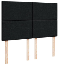 Boxspringbett mit Matratze Schwarz 160x200 cm Samt