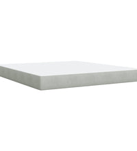 Boxspringbett mit Matratze Hellgrau 180x200 cm Samt