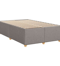 Boxspringbett mit Matratze Taupe 120x190 cm Stoff