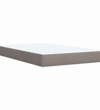 Boxspringbett mit Matratze Taupe 120x190 cm Stoff