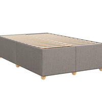 Boxspringbett mit Matratze Taupe 120x190 cm Stoff