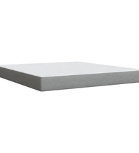 Boxspringbett mit Matratze Hellgrau 180x200 cm Stoff