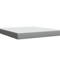 Boxspringbett mit Matratze Hellgrau 180x200 cm Stoff