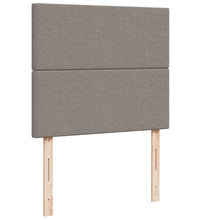 Boxspringbett mit Matratze Taupe 120x190 cm Stoff