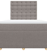Boxspringbett mit Matratze Taupe 120x190 cm Stoff
