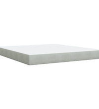Boxspringbett mit Matratze Hellgrau 180x200 cm Samt