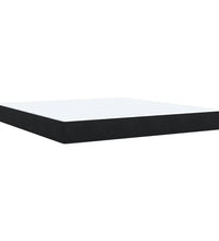 Boxspringbett mit Matratze Schwarz 180x200 cm Samt