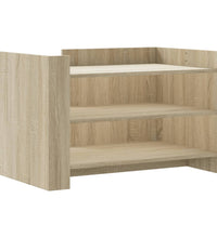 Couchtisch Sonoma-Eiche 80x50x50 cm Holzwerkstoff