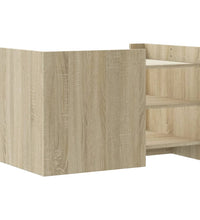 Couchtisch Sonoma-Eiche 80x50x50 cm Holzwerkstoff