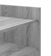 Couchtisch Grau Sonoma 80x50x50 cm Holzwerkstoff