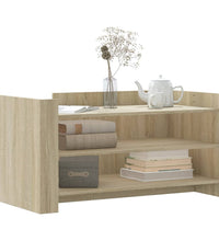 Couchtisch Sonoma-Eiche 100x50x50 cm Holzwerkstoff