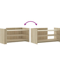 Couchtisch Sonoma-Eiche 100x50x50 cm Holzwerkstoff