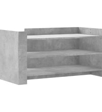 Couchtisch Betongrau 100x50x50 cm Holzwerkstoff