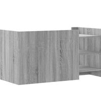 Couchtisch Grau Sonoma 100x50x50 cm Holzwerkstoff