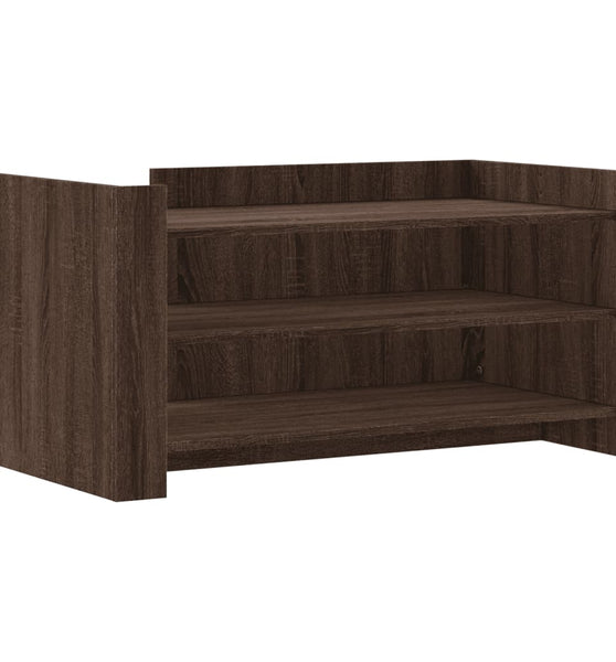 Couchtisch Braun Eichen-Optik 100x50x50 cm Holzwerkstoff