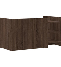 Couchtisch Braun Eichen-Optik 100x50x50 cm Holzwerkstoff