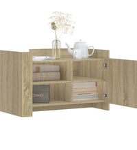 Couchtisch Sonoma-Eiche 80x50x50 cm Holzwerkstoff