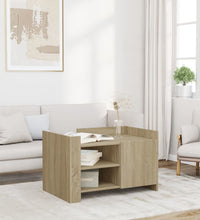 Couchtisch Sonoma-Eiche 80x50x50 cm Holzwerkstoff