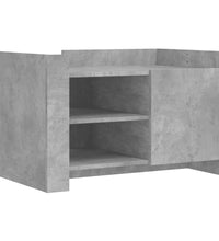 Couchtisch Betongrau 80x50x50 cm Holzwerkstoff