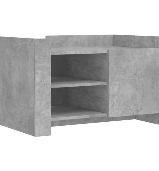 Couchtisch Betongrau 80x50x50 cm Holzwerkstoff