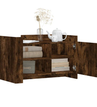 Couchtisch Räuchereiche 80x50x50 cm Holzwerkstoff