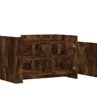 Couchtisch Räuchereiche 80x50x50 cm Holzwerkstoff