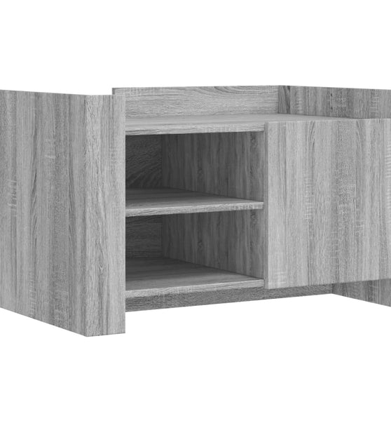 Couchtisch Grau Sonoma 80x50x50 cm Holzwerkstoff