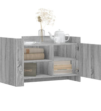 Couchtisch Grau Sonoma 80x50x50 cm Holzwerkstoff