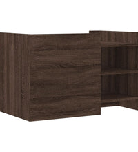 Couchtisch Braun Eichen-Optik 80x50x50 cm Holzwerkstoff