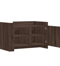 Couchtisch Braun Eichen-Optik 80x50x50 cm Holzwerkstoff