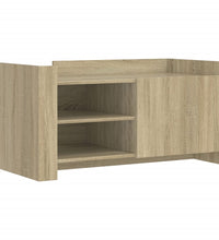 Couchtisch Sonoma-Eiche 100x50x50 cm Holzwerkstoff