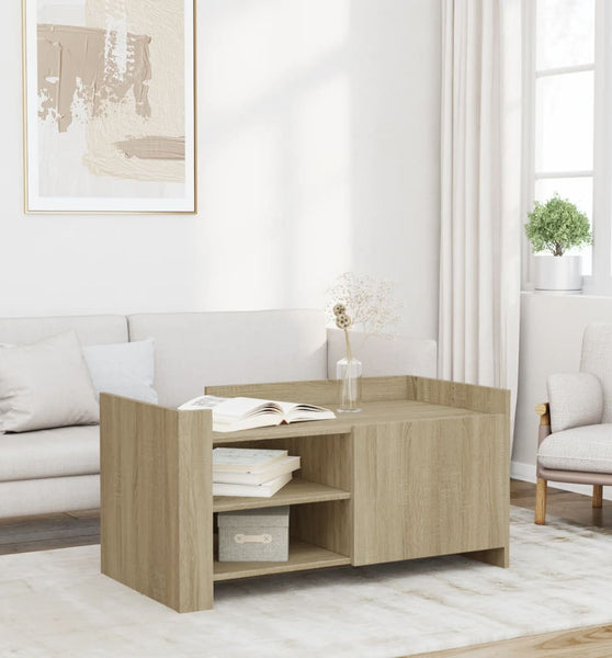 Couchtisch Sonoma-Eiche 100x50x50 cm Holzwerkstoff