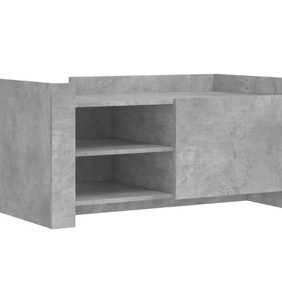 Couchtisch Betongrau 100x50x50 cm Holzwerkstoff