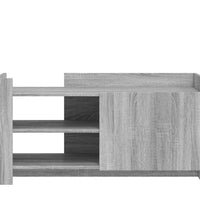 Couchtisch Grau Sonoma 100x50x50 cm Holzwerkstoff