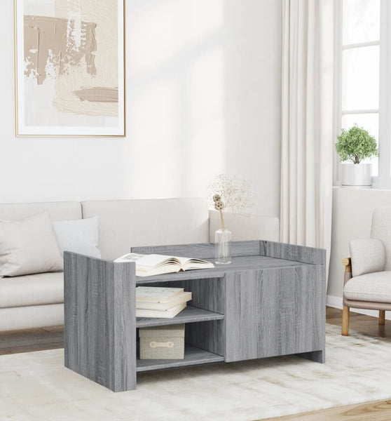 Couchtisch Grau Sonoma 100x50x50 cm Holzwerkstoff