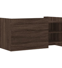 Couchtisch Braun Eichen-Optik 100x50x50 cm Holzwerkstoff