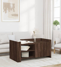 Couchtisch Braun Eichen-Optik 100x50x50 cm Holzwerkstoff