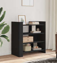 Sideboard Schwarz 73,5x35x75 cm Holzwerkstoff